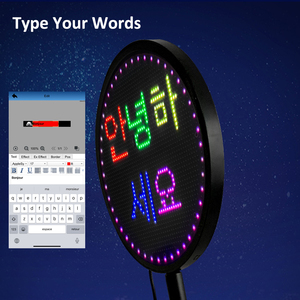 2024 LED Matrix Blue tooth Control 12V Car Sign Full Color Graffiti animazione fai da te programmabile a scorrimento LED Display Car Board - Product Image 5