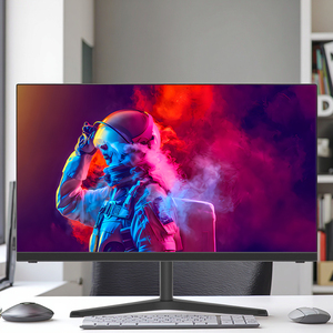 Monitor LED recto para juegos de ordenador de 23,8 pulgadas, Panel IPS, resolución HD de 1080P, entrada VGA, estilo delgado para oficina y negocios - Product Image 1