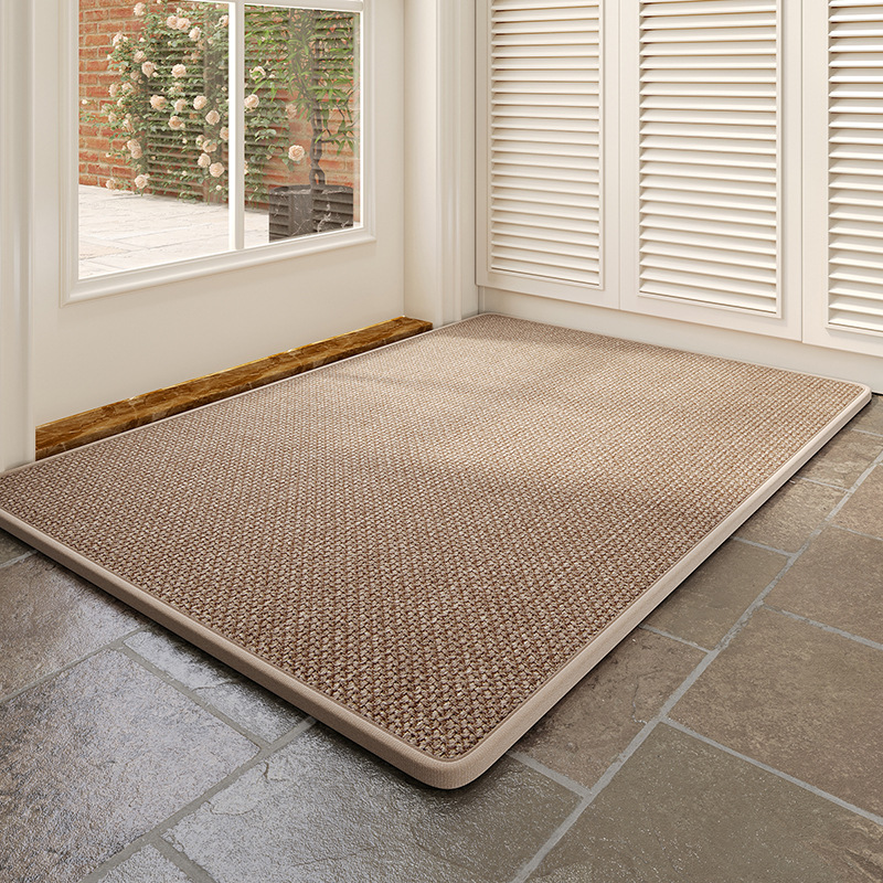 Linen rubber sole - stylish woven red