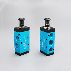 Пневматический ручной клапан 3R210-08/4R210-08 2-позиционный 5-ходовой/3-ходовой 5/2 3/2 способ ручного управления потоком - Product Image 4