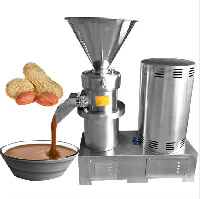 Piccolo in acciaio inox split colloide mulino Peperoncino salsa di macchina per la frantumazione di Arachidi sesamo frutta e verdura macchina per la frantumazione