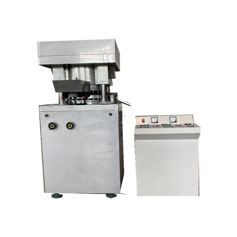 E.P-Máquina de fabricación de tabletas Shisha tipo rotativa para barbacoa de cáscara de coco