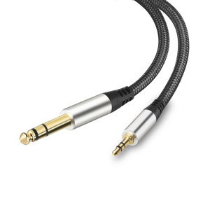 3.5mm 1/8 ila 6.35mm 1/4 TRS ses hattı altın kaplama 6.5 ila 3. Kulaklık adaptör jak hoparlör mikseri için 5 gitar amplifikatörü Aux kablosu - Product Image 5