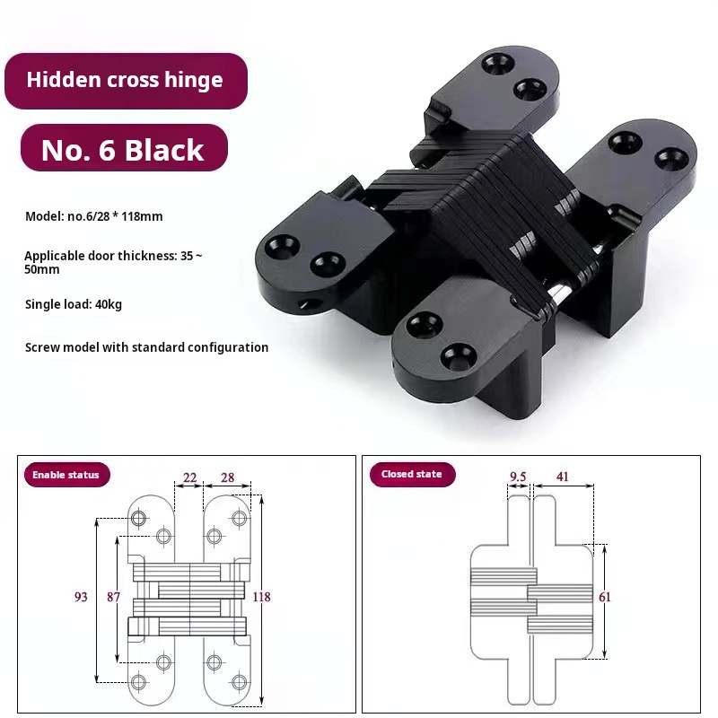 No.6-28X118mm/black
