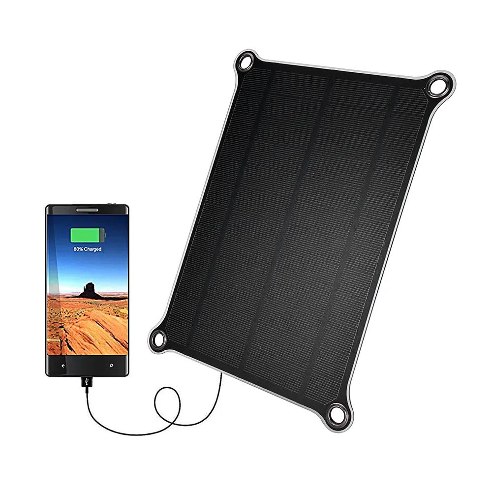 Panel solar personalizado de 6v, placa monocristalina, portátil, cargador de teléfono inteligente, precio de fábrica