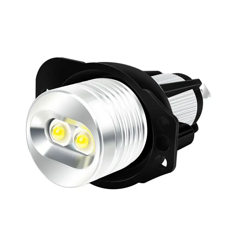 CANBUS 10W faros LED Angel Eye Halo anillo marcador bombillas para E90 E91 05-08 accesorio de luz de coche blanco IP65 E39