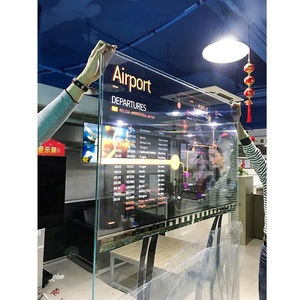 1x2 55 дюймов ooled Signage сенсорный экран рекламный плеер оборудование прозрачный ooled экран - Product Image 3