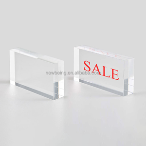 <strong>Custom</strong> <strong>Size</strong> Clear Acrylic Sign Board <strong>Cube</strong> Company Name <strong>Display</strong> Brand Logo Sign Block Personalized Name Platelate Title Logo
