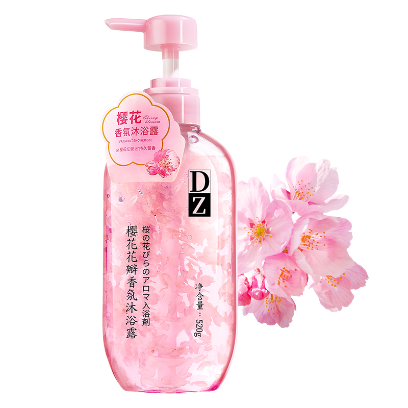 เจลอาบน้ำกลิ่นดอกไม้หอม DZ - กลิ่นเชอร์รี่บลอสซั่ม 520 กรัม