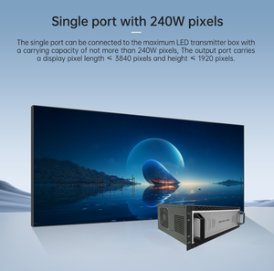 12 входных 8 выходов 4K светодиодный видеопроцессор 2x4 HDM I видео настенный контроллер с управлением приложением - Product Image 5