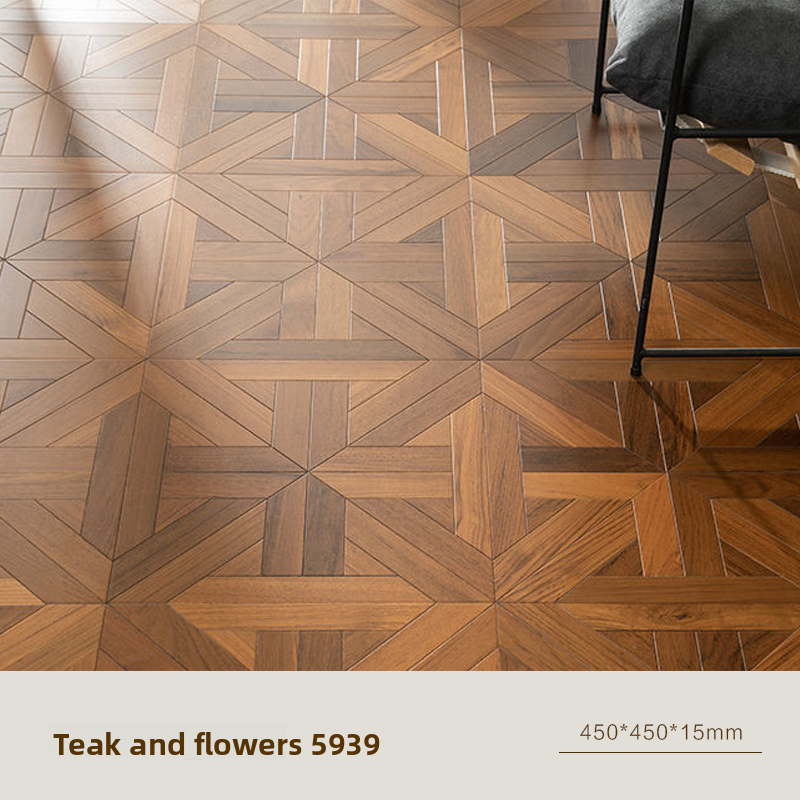 Teak wood mosaic 5939; 1㎡