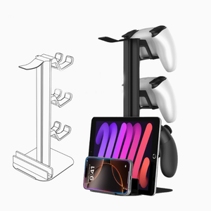 スイッチ2 /PS4/ PS5 /Xbox/PC用ゲームコントローラースタンドブラケットホルダーNintendo Switch/Oled/Lite用ゲームコンソールストレージスタンド - Product Image 4