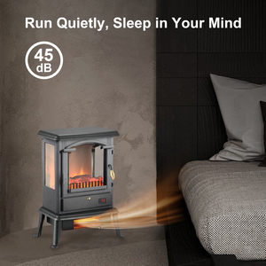 3 yếu tố 3D ngọn lửa không gian trong nhà phòng điện hồng ngoại nóng bếp lửa nơi lò sưởi nóng với điều khiển từ xa - Product Image 5