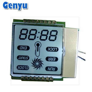 Di piccole dimensioni segmento personalizzato Display LCD 3 cifre bianco retroilluminazione 7 segmento blu per macchina ad acqua - Product Image 6