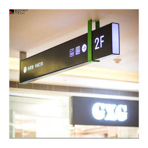 Customized Outdoor Aluminum Wayfinding Sign for Hospitals Airports Steel Material Advertising Light Boxes for Directional - Product Image 6