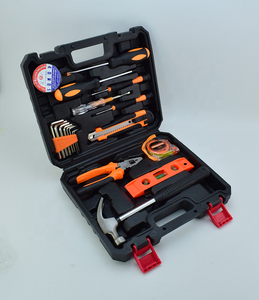 18 Pieces General Household Hand Tools <strong>Set</strong> With Plastic Toolbox Storage - Product Image 3