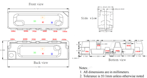 RGBIC çift taraflı görünüm LED SMD 5720 RGB adresli SK6805SIDE V D C RV rüya renk IC SK6805 çift ışık yayan etkisi ICRGB - Product Image 2