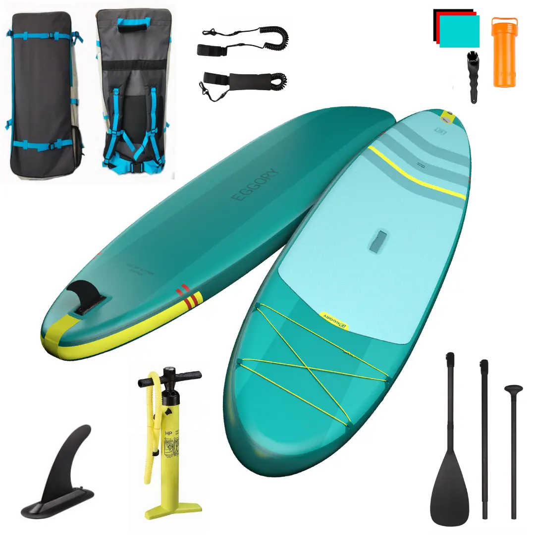 Nuova tavola Stand Up Paddle gonfiabile da 325cm nuove guide laterali tecnologia di saldatura a caldo tavole personalizzate con Logo sulla parte superiore