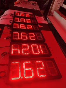8-дюймовый 8888 светодиодный знак температуры и времени, небольшие светодиодные часы 7-сегментная цифровая плата - Product Image 6