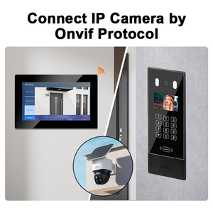 Wifi Tuya Video Intercom RJ45 <strong>TCP</strong>/<strong>IP</strong> Multi Apartment 7 Inch Wired Intercom Door Access <strong>Control</strong> System Video Door Phone - Product Image 4