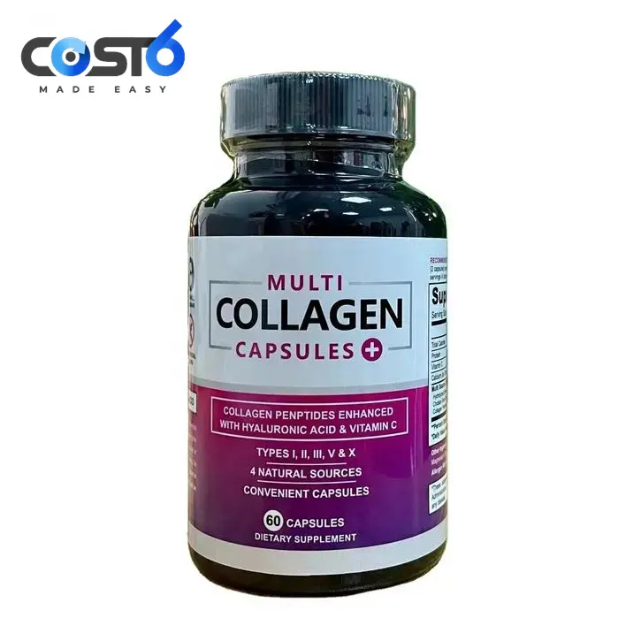תוספי תזונה עבור קולגן ויטמין e כמוסה העור גלולת oem odm 5000 מ ג כמוסות קולגן