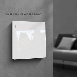 Nuovo interruttore a parete elettrico domestico presa a pulsante europa prese di corrente pannello PC cablaggio per uso domestico Max. Corrente 16A Max. 250V - Product Image 5