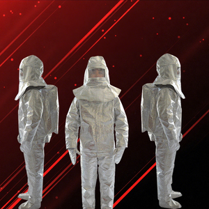 Tùy chỉnh logo1000 500 độ Nhôm Cách Nhiệt quần áo chống cháy nhiệt độ cao bảo vệ quần áo lính cứu hỏa phù hợp với - Product Image 5