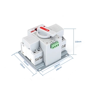 AC CB 2P 3P 4P 10-63A devre kesici tip otomatik Transfer anahtarı-ATS, çin tarafından üretilmiştir - Product Image 4