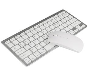 Miniteclado y ratón inalámbrico 2022 fino, juego de videojuegos BT para Apple, Android, tableta, teléfono - Product Image 1