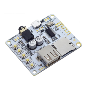 Audio Receiver Board with USB TF Card Slot Decoding Playback Preamp <strong>Output</strong> A7-004 5V 2.1 Wireless Stereo Music Module - Product Image 2