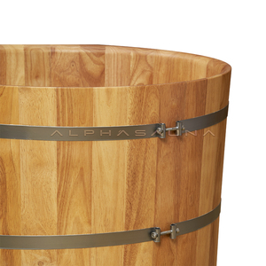 Wood Cold Plunge Ice Bath <strong>Chiller</strong> Round <strong>Japanese</strong> Soaking Bathtub Children Swimming Pool Baby Bath Tub Set