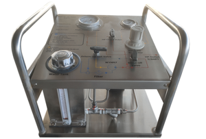 50 Bar Portable High Pressure Hydrostatic <strong>Testing</strong> Pump Valve Test Equipment - Product Image 2