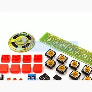 <strong>NE555</strong> electronic keyboard parts eight tone symbols production <strong>kit</strong> DIY funProduct Parameters Power Supply DC312V Circuit Board Si - Product Image 1