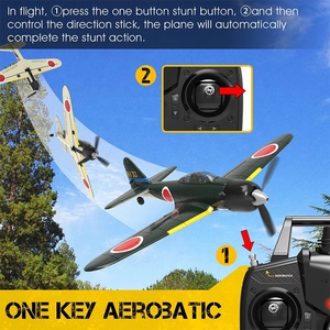 VolantexRC Zero Aerobatic 4CH Wingspan 400MM Gyro Stabilisation Radio Control Fighter Plane Park Flyer for Aircraft Fans 761-15 - Product Image 3