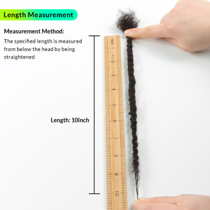 Vastdreads yeni tasarım loc rulo uzatma % 100% insan saçı gevşek uçlu loc uzatma kıvırcık ipuçları dokulu locs özel etiket - Product Image 5