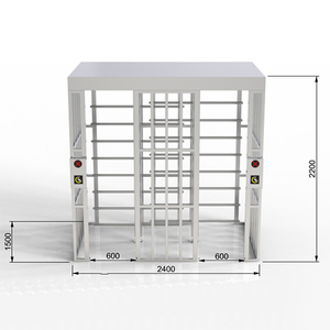 Ingresso di controllo automatico del cancello girevole a tutta altezza con sistema RFID - Product Image 2