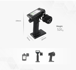 Fusi FLYSKY NB4 + FGR4P 4 kanallı yarış tabancası kontrol motorları plastik asil dokunmatik ekran el çarkı anahtarı şarj standı oyuncak - Product Image 6