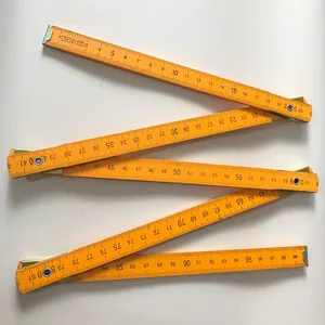 2m 10-fold ahşap/plastik katlanır cetvel huş ölçme aracı katı perçin bağlantı parçası ile ölçü kolaylığı ile özel Logo - Product Image 4