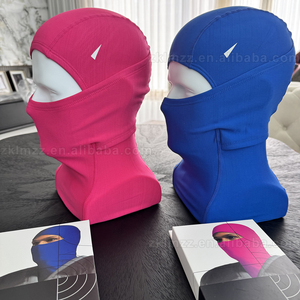 Klein masker wajah penuh uniseks, masker wajah desain biru, Balaclava, logo kustom, produsen masker Ski olahraga bersepeda sepeda motor - Product Image 6