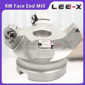 LEE-X KM Dao Phay Mặt KM12 50 63 Máy Tiện CNC Dao Phay Mặt 45 Độ Có Thể Lập Chỉ Mục Dụng Cụ Cắt Chèn Cacbua SEHT1204 Cho Thép - Product Image 6