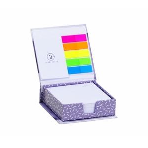 Bloc de notas de cubo de escritorio rectangular personalizado promocional de gama alta, juego de notas adhesivas de papel reciclado, notas adhesivas - Product Image 6