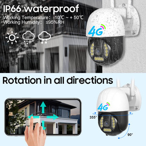 Produttore di LEVOFAST telecamera di sorveglianza esterna HD IP 4G WIFI Auto Tracking 4G macchina fotografica a colori a due vie fotocamera Audio - Product Image 2
