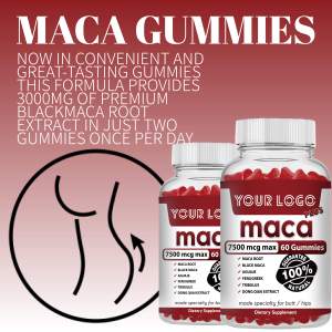 Kadınlar ve erkekler için popo ve kalça büyütme maca gummies için yüksek potens organik maca kök gummies ultimate maca - Product Image 6