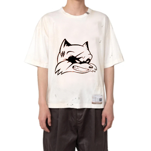 Diznew Phổ Biến Thiết Kế In Á<span class=keywords><strong>o</strong></span> Thun Nam Hip Hop Drop Shoulder Á<span class=keywords><strong>o</strong></span> Phông Hình Học <span class=keywords><strong>Sudoku</strong></span> Trắng T-Shirt - Product Image 2