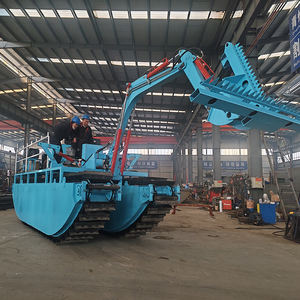 قارب إنقاذ آلي برمائي للقمامة مع مضخة ومقبض محرك مكونات أساسية للأعشاب المائية بسطح المحرك والعتاد - Product Image 4