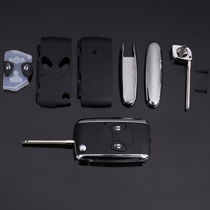 <span class=keywords><strong>2</strong></span> Knopf Flat Refit <span class=keywords><strong>Folding</strong></span> Smart Fernbedienung Autos chl üssel schale Fahrzeugs chl üssel RAV4 Schlüssel etui für Toyota Camry
