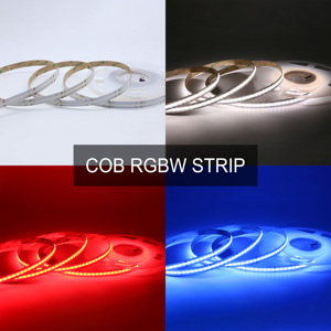RGBW変更可能な色COBLEDライト高密度896チップ/M24VドットレスルースLEDストリップIP67リモートコントロールLEDバックライト - Product Image 6