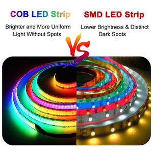 Tira COB doğrusal ışık DC 5V/12V/24V RGBIC RGBW çift CCT çalışan su RGB RGB + W COB LED ışık şerit - Product Image 5
