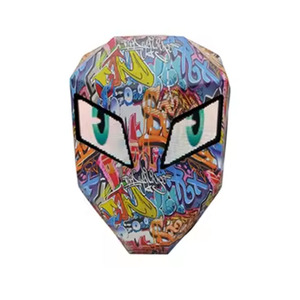 Özel DIY GIFs görüntü metin yumuşak Polyester astar fermuar kapatma ile Unisex akıllı LED ekran sırt çantası - Product Image 1