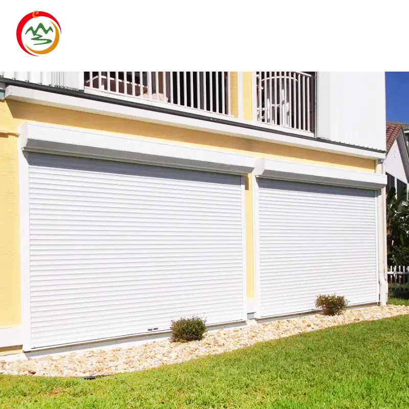 Diseño moderno Rollup Puerta de garaje Persianas enrollables para puerta de garaje Puerta de persiana enrollable horizontal